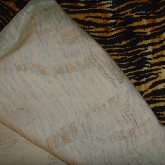 Tiger Print Flannel Fabric - 2 Yards/8 Inches - Picture 7 of 8